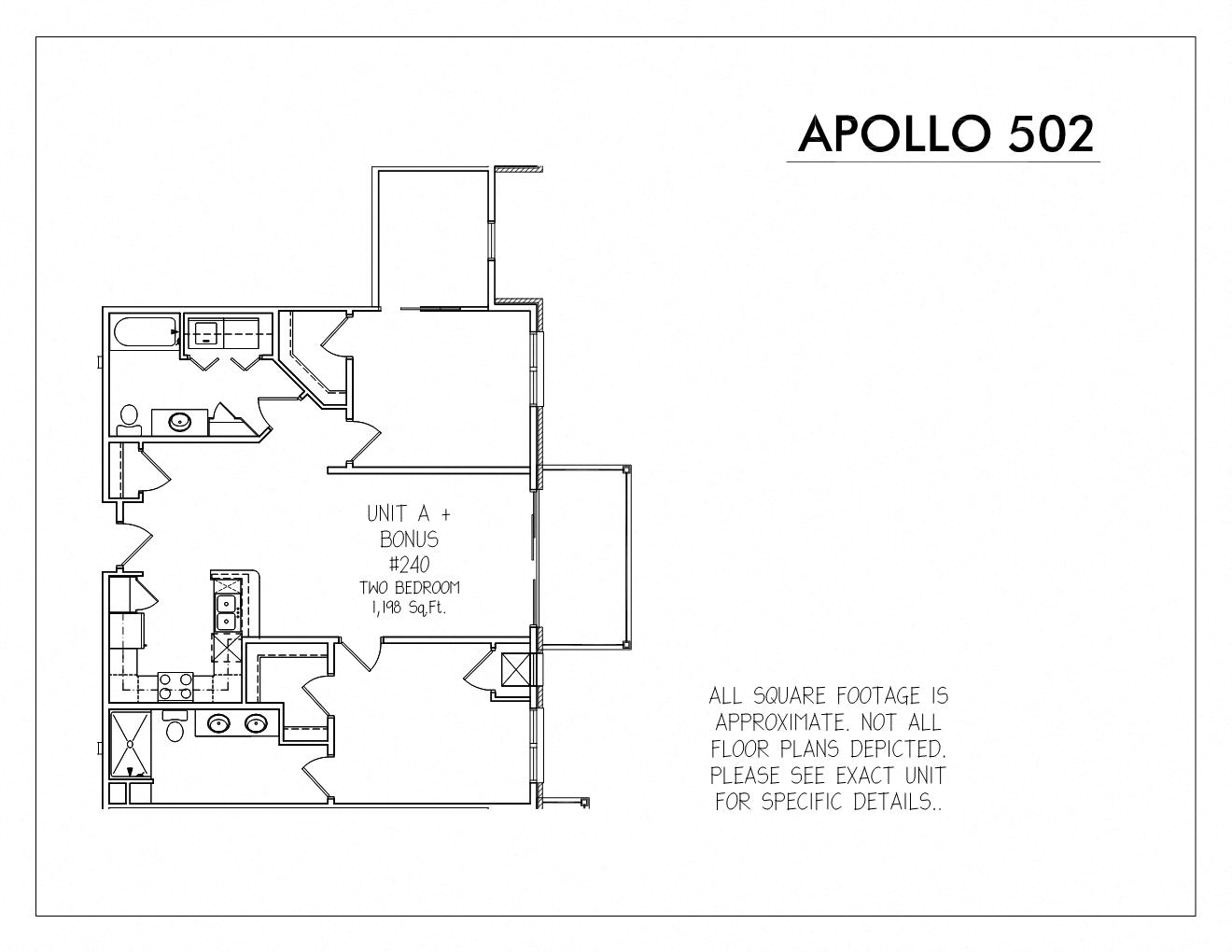 Floor Plans apollo 502 Apartments in Madison WI